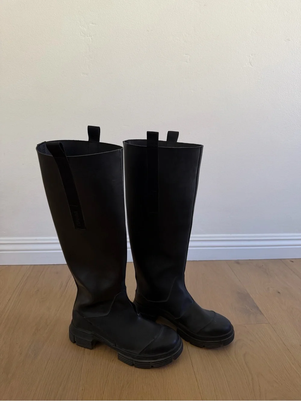 Ganni Tall Rain Boot | Size 39